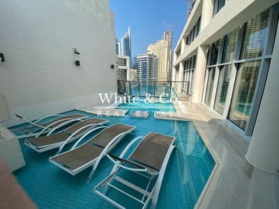 1 Bedroom Apartment for Rent in Dubai Marina, Dubai - Marina Views | Mid Floor | Mid October
