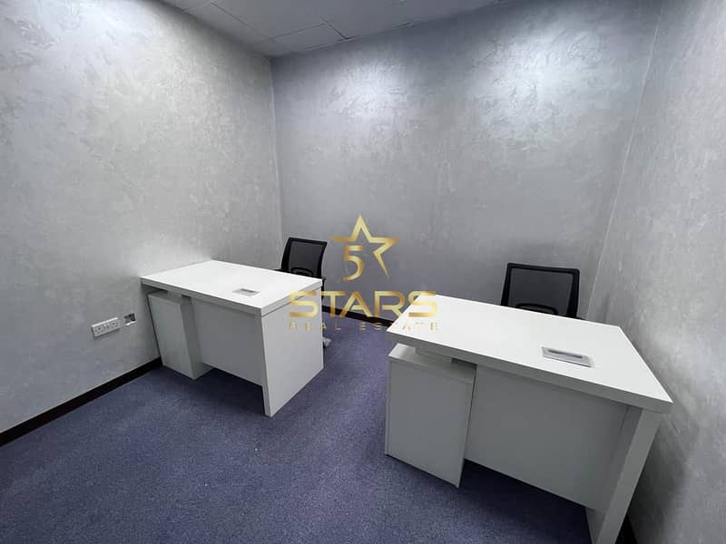 No Commission - For New/Small Companies |DED Approved | Furnished Office  for Rent Al Barsha 1