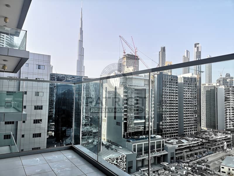 Studio Aprt For Monthly Lease | Majestine | Burj Khalifa View |  Furnished