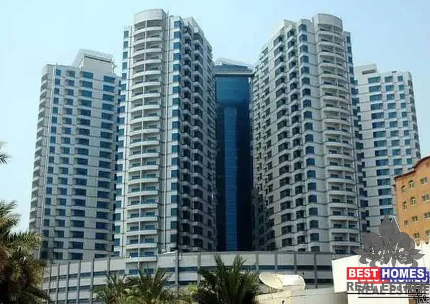 1 BHK  for Rent  with Parking in Falcon Towers, Ajman