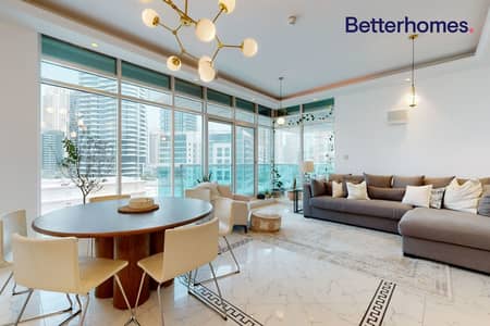 2 Bedroom Apartment for Rent in Dubai Marina, Dubai - Fully Furnished | Amazing Marina View | Vacant
