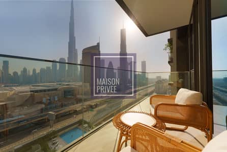 3 Bedroom Apartment for Rent in Za'abeel, Dubai - Maison Privee - Luxury Apt w/ Burj Khalifa Vw & Direct Mall Access