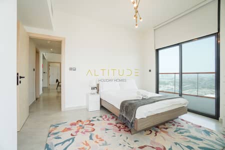 3 Bedroom Flat for Rent in Al Jaddaf, Dubai - 3 Balconies | Fully Furnished | High Floor | Amazing view