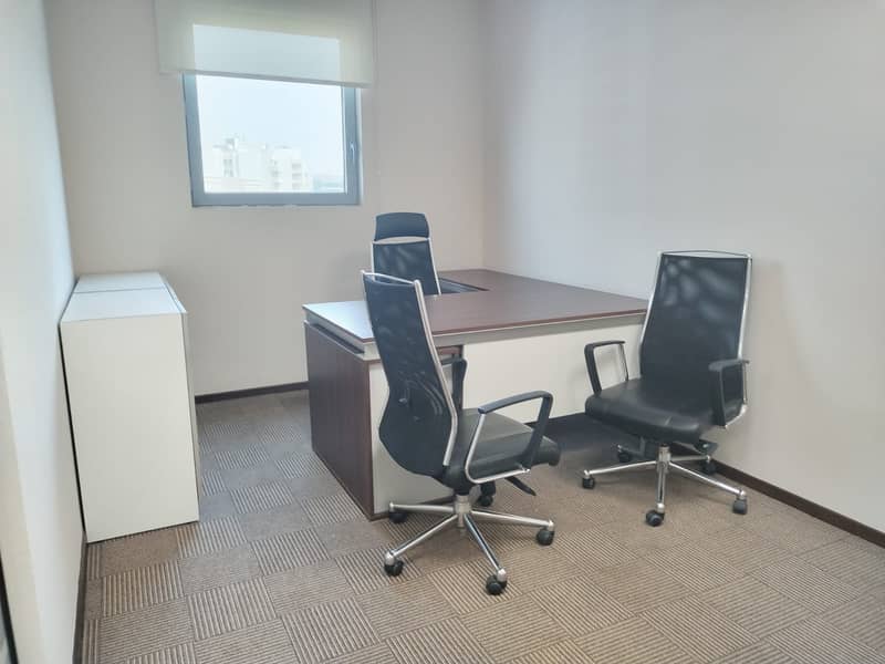 BRAND NEW  WITH WELL FURNISHED OFFICE SPACE AVAILABLE FOR RENT