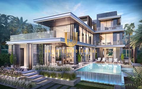 7 Bedroom Villa for Sale in DAMAC Lagoons, Dubai - 7 bed  luxury villa | Direct access to crystal lagoon | payment plan