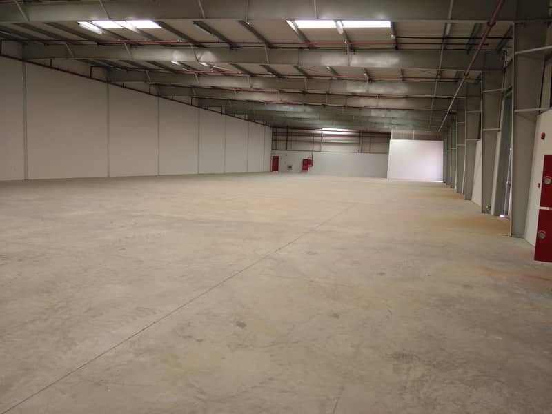Huge Warehouse, Different Size ,Two Months Free, Civil Defense Approved Warehouse In Emirates Industrial City