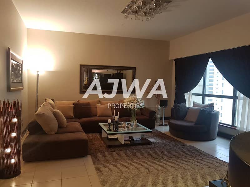 Furnished 1 Bedroom High flloor For Rent In JBR