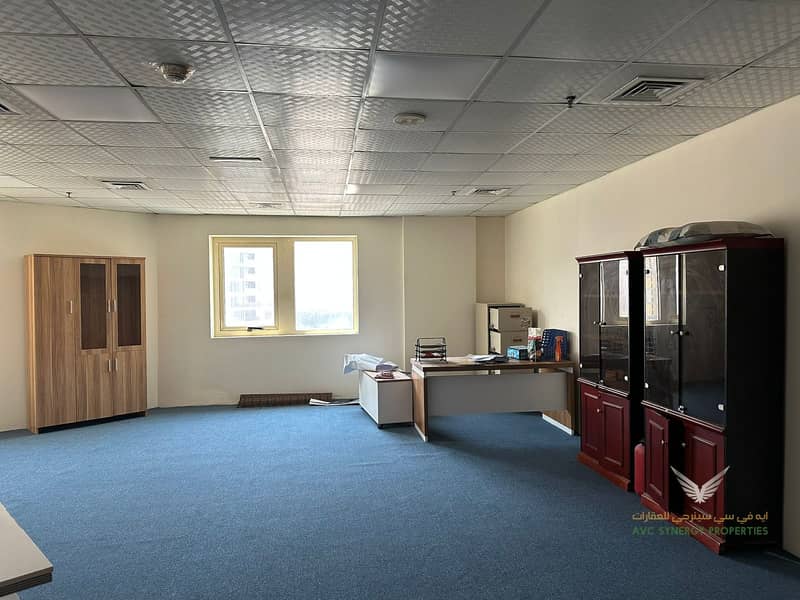 Well maintained fitted office for rent | DEWA free | Parking Free