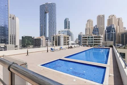 Studio for Rent in Dubai Marina, Dubai - Nice Studio pool View | All Bills Included | Near to Beach and Metro