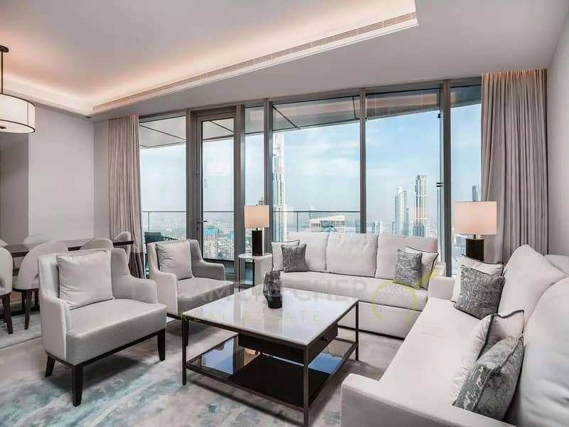 Middle Floor Unit | Burj Khalifa view | Spacious