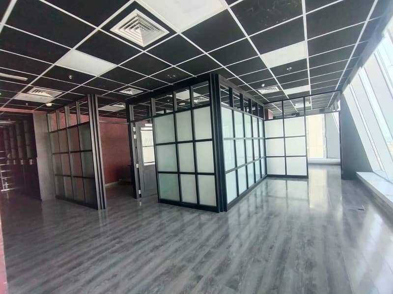 Fully Fitted | 3 Parkings | Spacious office I Near To Metro