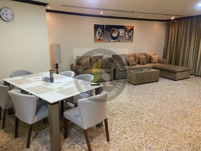 2 Bedroom Apartment for Rent in Corniche Ajman, Ajman - Living Hall