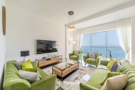 3 Bedroom Apartment for Rent in Jumeirah Beach Residence (JBR), Dubai - Living Room