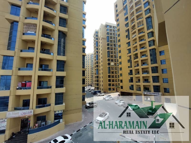 3 Bedroom Hall with maid room for rent in Al Khor Towers