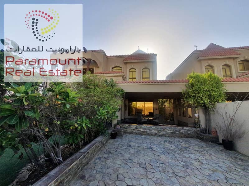 Furnished 5000SQFT 5BED  luxury Villa in Ajman Price 2.5M ROI : 180,000/-AED
