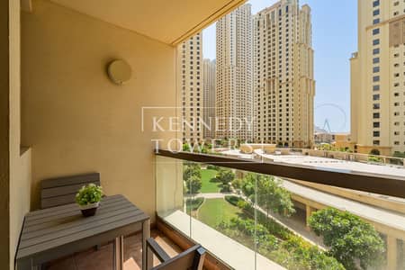 3 Bedroom Apartment for Rent in Jumeirah Beach Residence (JBR), Dubai - Dubai Eye View | Maids Room | Great Location