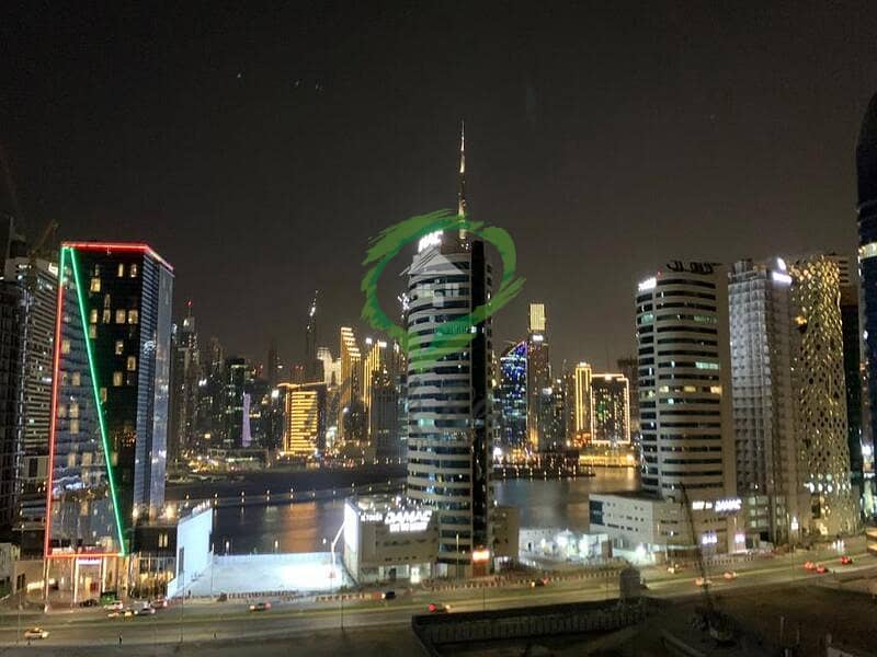 Iconic Burj and Canal View Upgraded Rented Studio