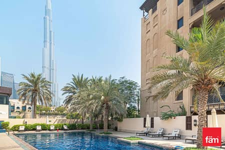 2 Bedroom Apartment for Rent in Downtown Dubai, Dubai - Furnished| Huge Terrace | Burj Khalifa View