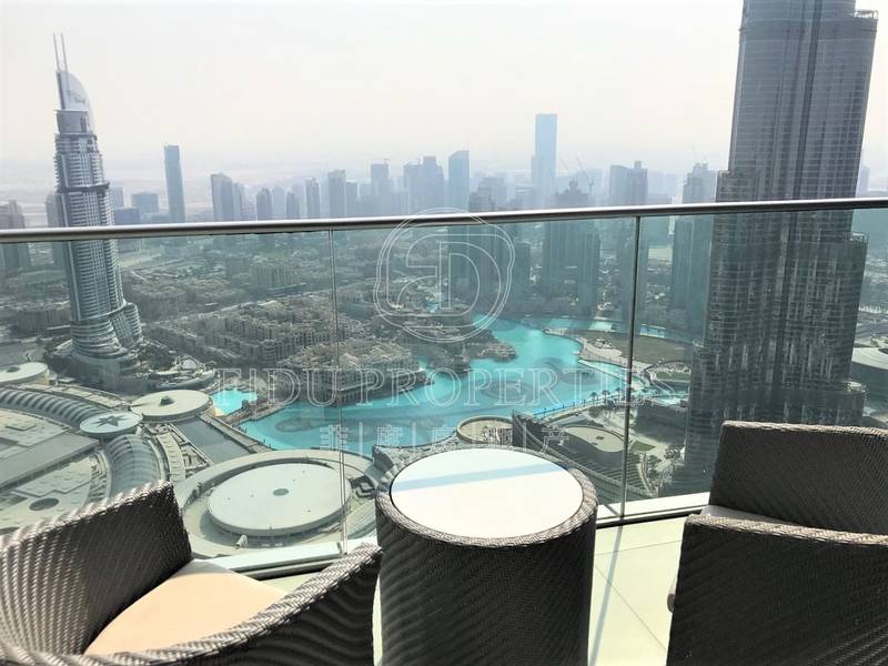 B/Khalifa and Fountain View | High Floor