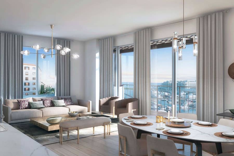 Type 1A | Full Marina/Sea Views | 2BR + Maid Type 1A | Full Marina/Sea Views | 2BR + Maid