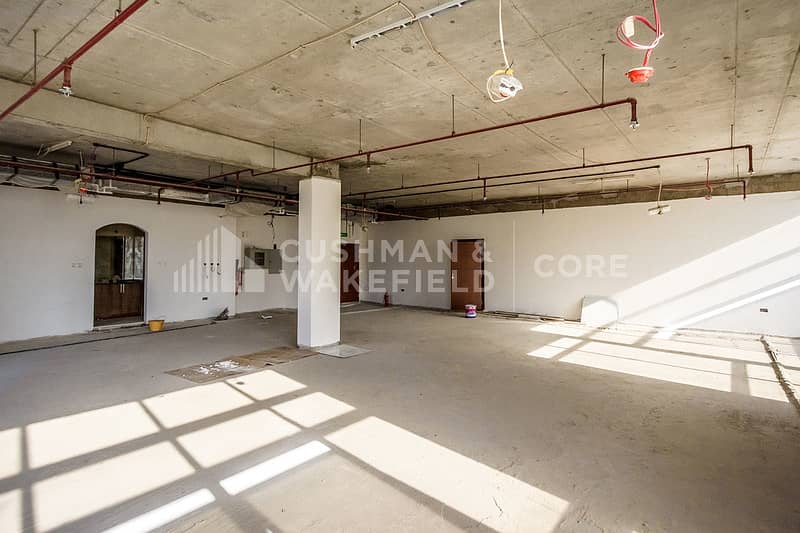Spacious Shell and Core Office | Parking