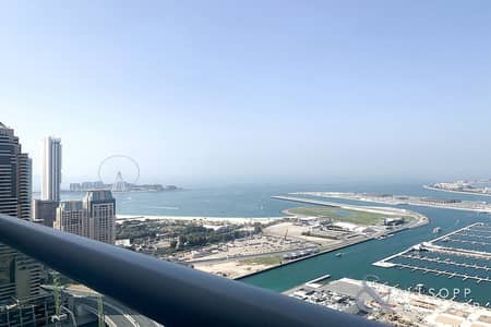 3 Bedroom Apartment for Rent in Dubai Marina, Dubai - 3 Bed + Maid | High Floor | Sea Views