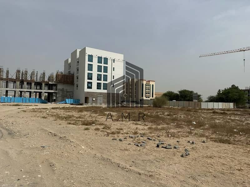 Corner Plot for Sale in Muwaileh, Sharjah - G+4 Building Permit