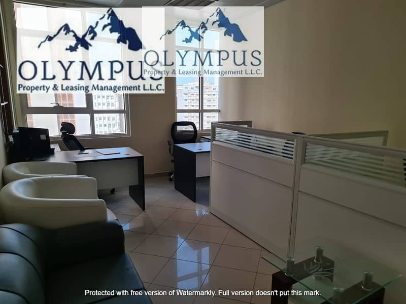 FULLY FURNISHED & SPACIOUS 22 SQM OFFICE SPACE AVAILABLE in Murror Rd- Al Falah Street . - AED 23,000/-