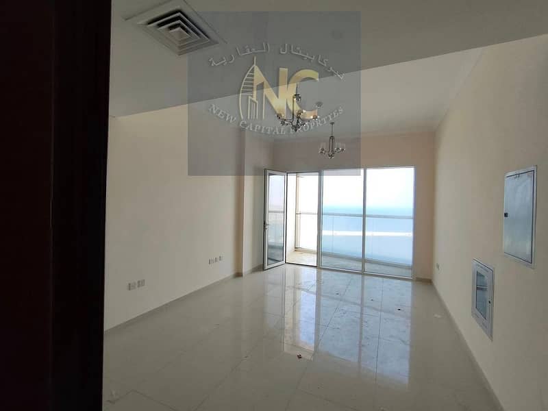 For two-room apartments and a hall with full sea views in Ajman