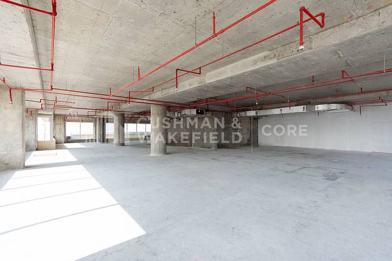 Shell and Core Office | High Floor | DED License