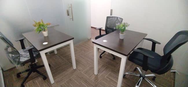Office for Rent in Bur Dubai, Dubai - SMART, PRIVATE, PRESTIGEOUSE, FURNISHED & SERVICED OFFICES WITH EJARI, FREE DEWA, INTERNET, CHILLER