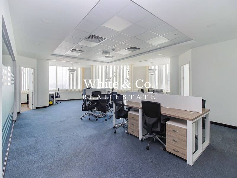 Furnished Office | Partitions |High Floor