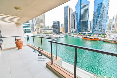 2 Bedroom Villa for Rent in Dubai Marina, Dubai - Large 2BR + Study | Duplex Villa Over 2 Floors & Large Terraces |100% Marina Facing|Full 5* Maintenance Package Inclusiv