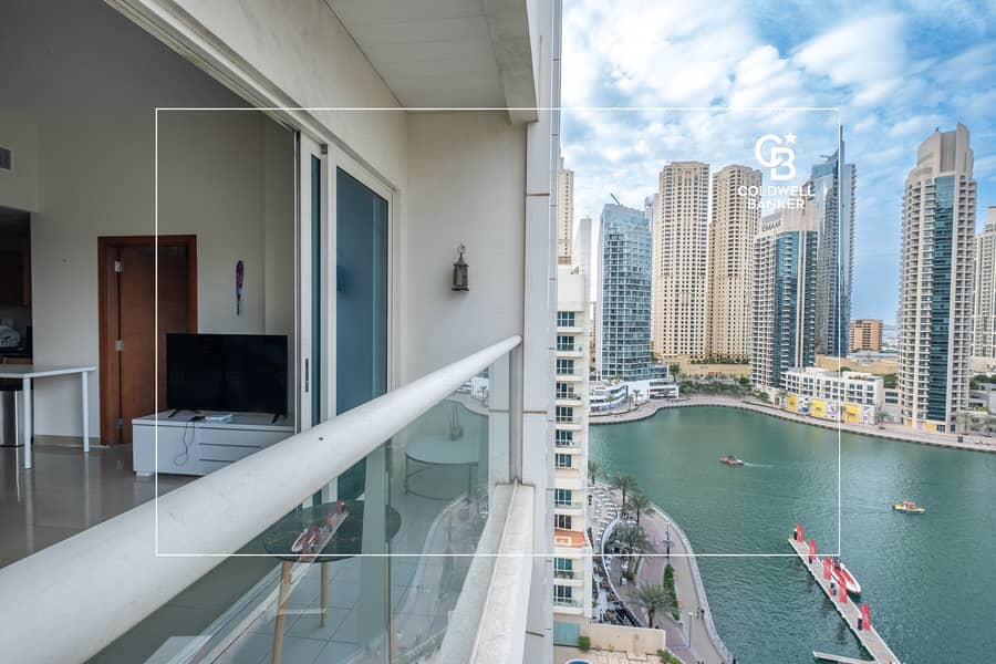 位于迪拜码头，滨海景观大厦，滨海景观大厦A座 1 卧室的公寓 1500000 AED - 7558971