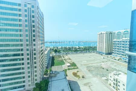 Office for Rent in Al Khalidiyah, Abu Dhabi - Fully Fitted Office | High Floor | Sea View