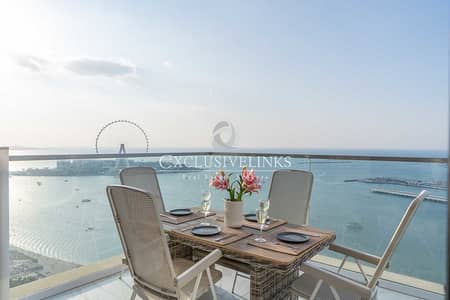 2 Bedroom Flat for Rent in Jumeirah Beach Residence (JBR), Dubai - Elegant | Panoramic Sea View | HighEnd