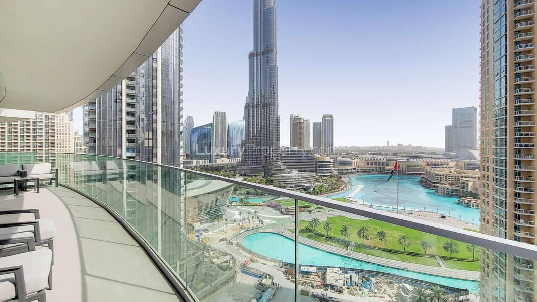 Upgraded | Furnished | Burj and Fountain Views Upgraded | Furnished | Burj and Fountain Views