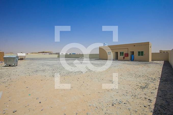 Open Yard | Office Space with Pantry and Toilet | Al Sajaa Sharjah