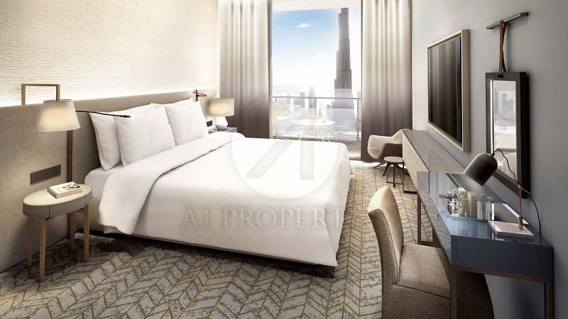 Luxurious  2BR facing Burj and Fountain