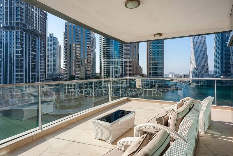 Unobstructed Marina View 3BR with Storage room