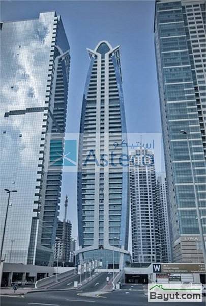 65k/6 cheques Tiffany Tower JLT fitted office for rent