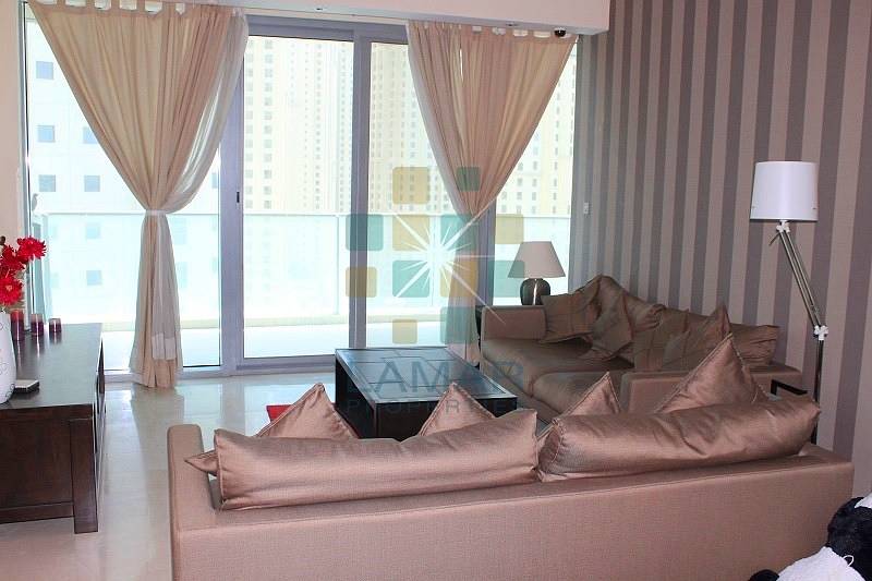 Modern f.furnished 2 Bed Partial Marina Partial Sea