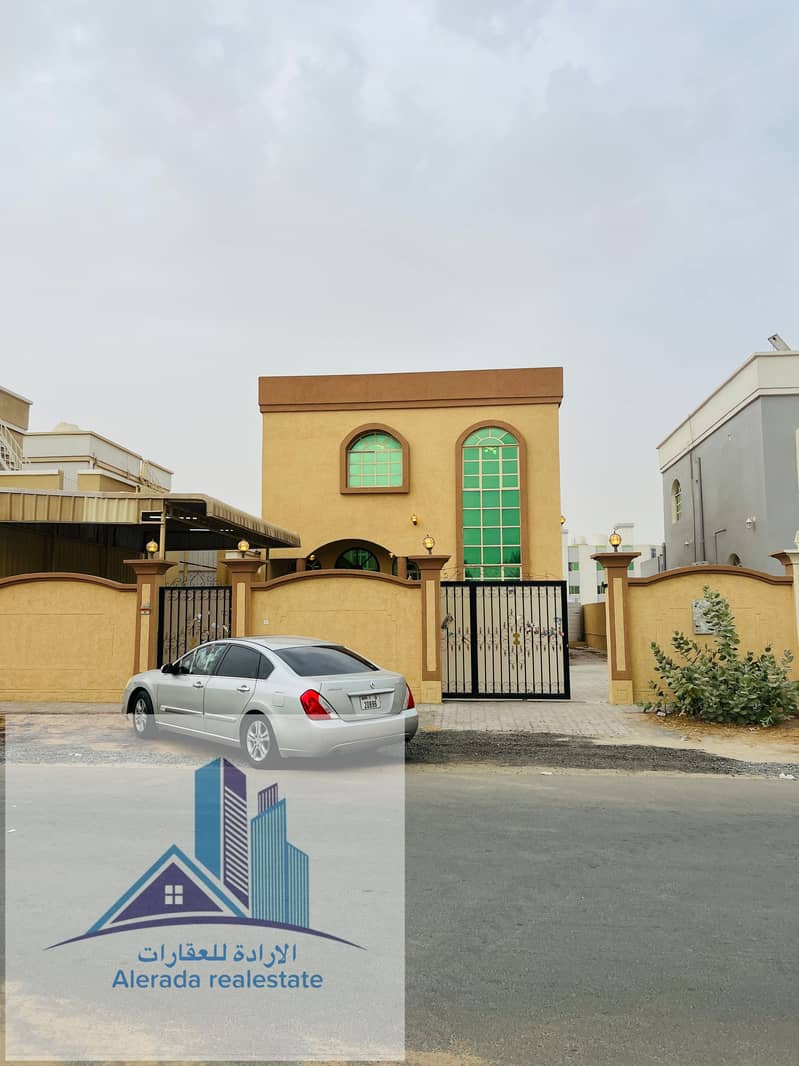 Get your dream villa in the most prestigious areas of Ajman, a villa for sale in Al Mowaihat 1, freehold for all, bank financing up to 100%, a new vil