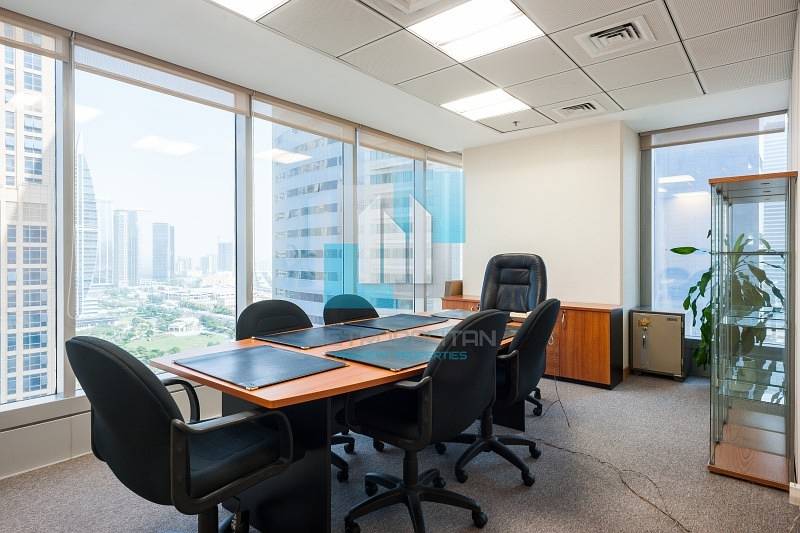 Fully Fitted and Furnished Office for Rent at JLT Saba 1 Just 85k