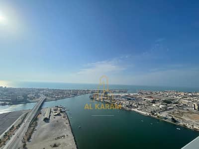 2 Bedroom Apartment for Rent in Dafan Al Nakheel, Ras Al Khaimah - Stunning Sea View | High Floor | Julphar Residence