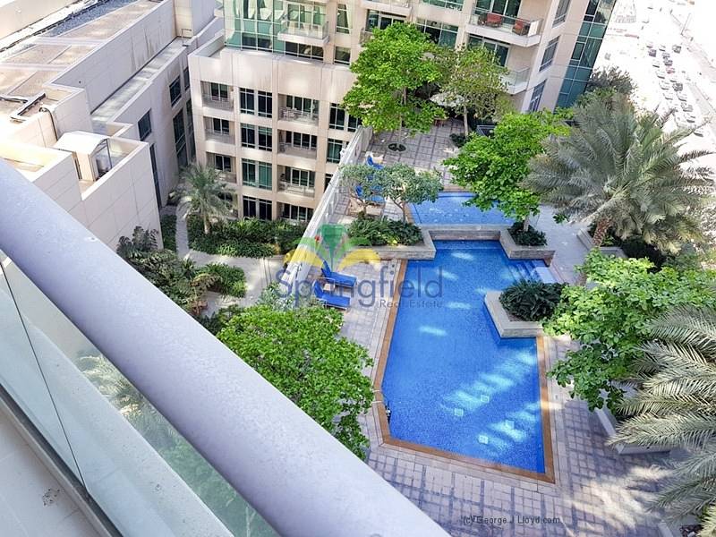 Shaikh Zayed Road and Pool Views| Vacant