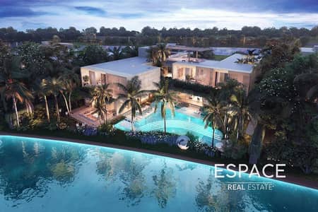 6 Bedroom Villa for Sale in Tilal Al Ghaf, Dubai - No Agent Fee | Unique Luxury Island Villa