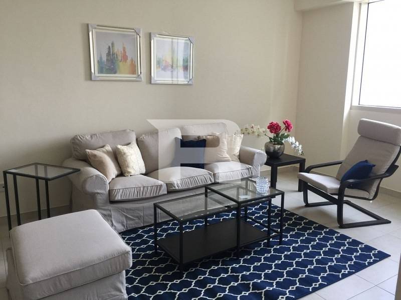 Fully Furnished 1 BR w/ Lake View in JLT
