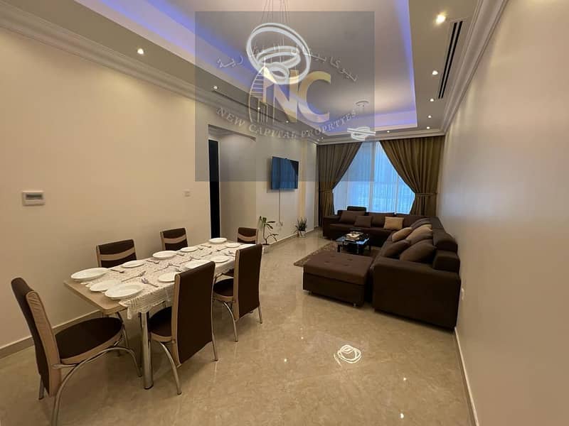 Furnished Apartment 3 Bedrooms in Al Rawda