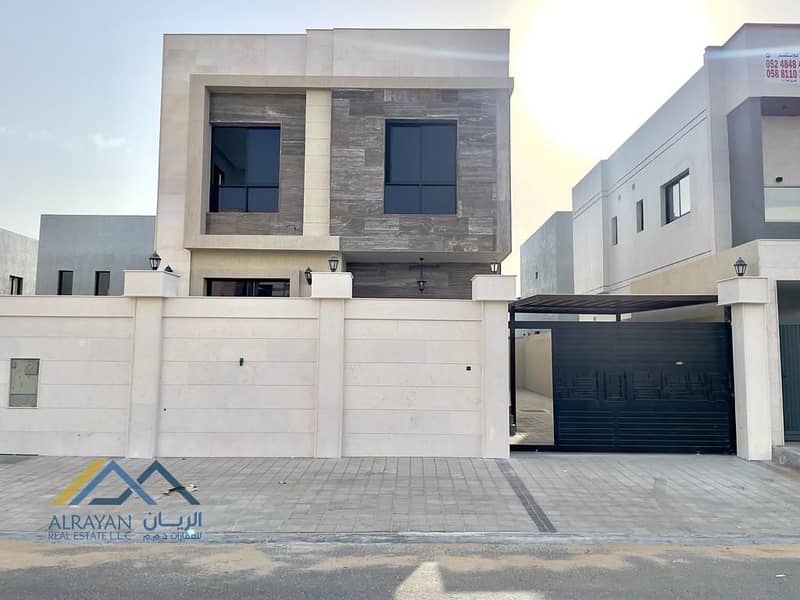 Don't miss the opportunity, without a down payment, a 5-bedroom villa with very high finishes for sale in Al Yasmeen